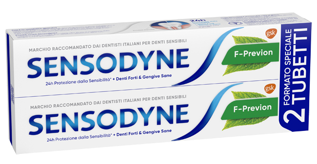 SENSODYNE F PREVION 2 X 75 ML - Farmacia Mortise