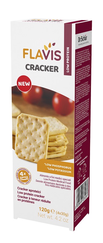 FLAVIS CRACKER APROTEICI 4 PORZIONI DA 30 G - Farmacia Mortise