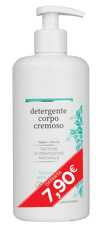 LABORATORIO DELLA FARMACIA ESSENZIA DETERGENTE CORPO CREMOSO PROMO 500 ML - Farmacia Mortise