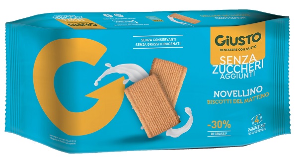 GIUSTO SENZA ZUCCHERO BISCOTTI MATTINO 350 G - Farmacia Mortise