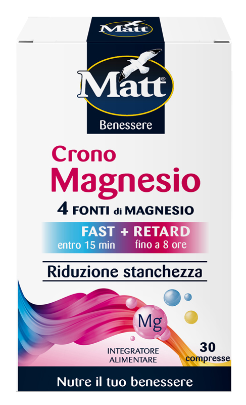 MATT CRONO MAGNESIO 30 COMPRESSE - Farmacia Mortise