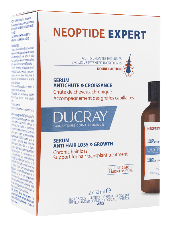 DUCRAY NEOPTIDE EXPERT SIERO ANTICADUTA 2 PEZZI DA 50 ML - Farmacia Mortise