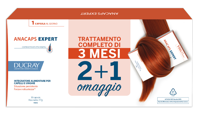 DUCRAY ANACAPS EXPERT CAPELLI E UNGHIE 3 X 30 CAPSULE - Farmacia Mortise
