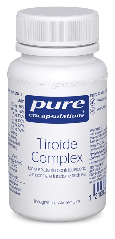 PURE ENCAPSULATIONS TIROIDE COMPLEX 30 CAPSULE - Farmacia Mortise