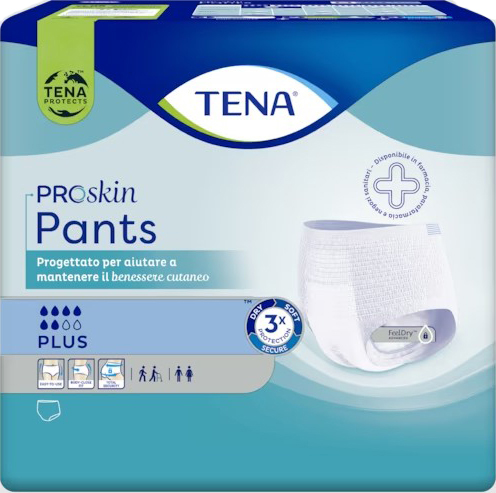 PANNOLONE PER INCONTINENZA TENA PANTS PLUS SMALL 14 PEZZI - Farmacia Mortise