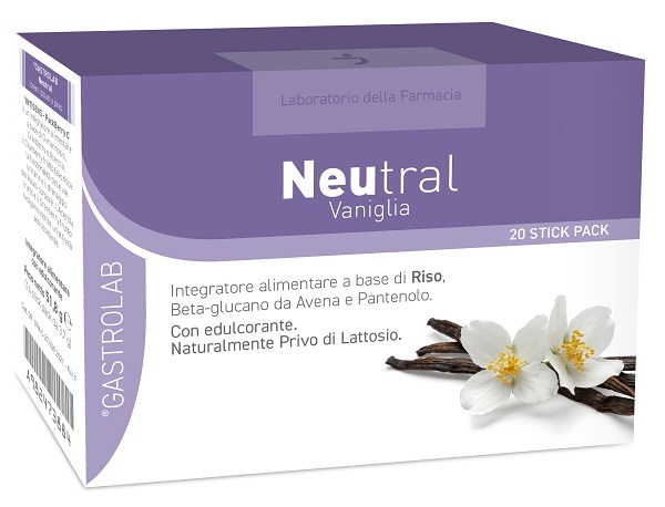 LABORATORIO DELLA FARMACIA NEUTRAL VANIGLIA 20 STICKPACK LINEA GASTROLAB - Farmacia Mortise
