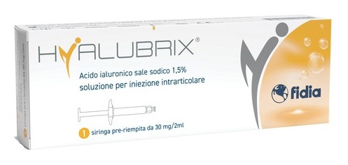 SIRINGA INTRA-ARTICOLARE HYALUBRIX ACIDO IALURONICO 1,5% 30 MG 2 ML NO ETO - Farmacia Mortise