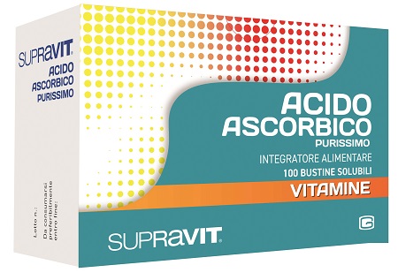 SUPRAVIT ACIDO ASCORBICO PURISSIMO 100 BUSTINE - Farmacia Mortise