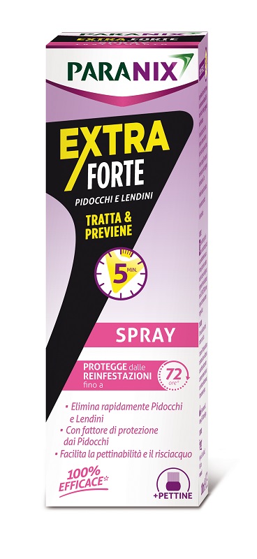 SPRAY EXTRA FORTE PARANIX PER PIDOCCHI E LENDINI 100 ML - Farmacia Mortise