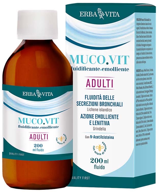 MUCOVIT FLUIDO ADULTI 200 ML - Farmacia Mortise