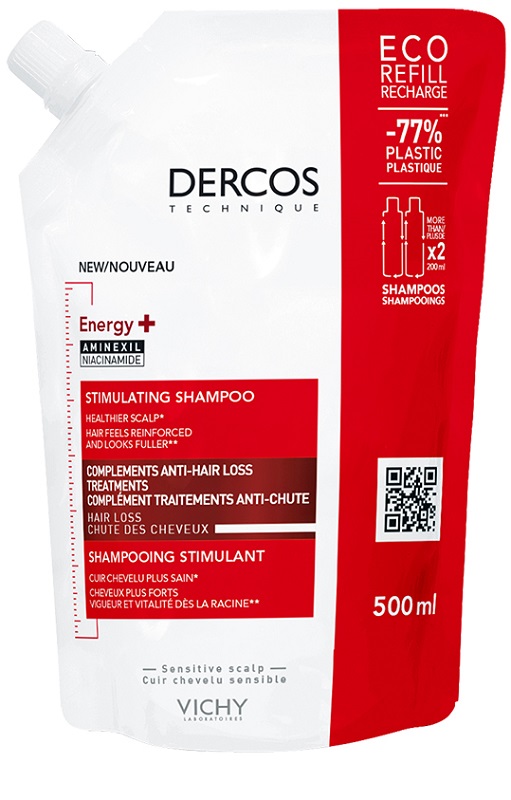 DERCOS ECO RICARICA ENERGIZZANTE 500 ML - Farmacia Mortise