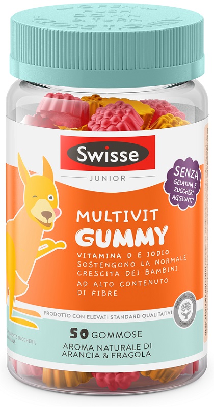 SWISSE JUNIOR MULTIVIT GUMMY 50 PASTIGLIE GOMMOSE - Farmacia Mortise