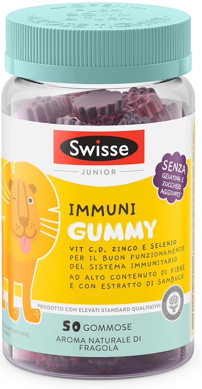 SWISSE JUNIOR IMMUNI GUMMY 50 PASTIGLIE GOMMOSE - Farmacia Mortise