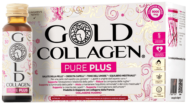 GOLD COLLAGEN PURE PLUS 10 FLACONI DA 50 ML - Farmacia Mortise