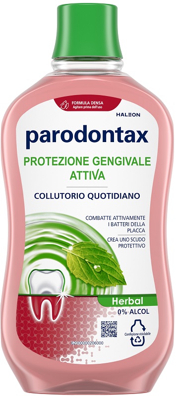 PARODONTAX COLLUTORIO PROTEZIONE GENGIVE HERBAL 500 ML - Farmacia Mortise
