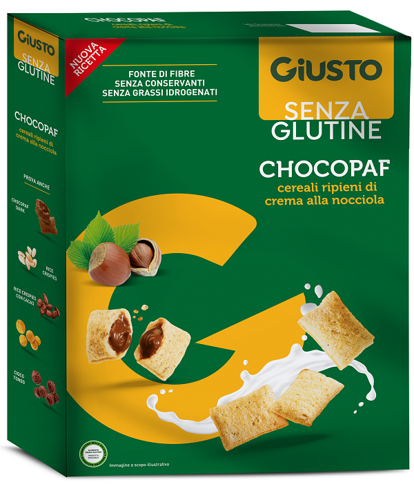 GIUSTO SENZA GLUTINE CHOCOPAF 300 G - Farmacia Mortise