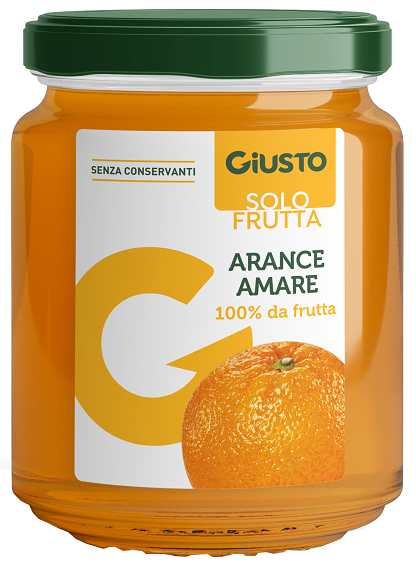 GIUSTO SOLO FRUTTA MARMELL ARANCE AMARE 284 G - Farmacia Mortise
