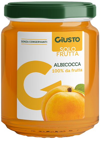 GIUSTO SOLO FRUTTA MARMELLATA ALBICOCCHE 284 G - Farmacia Mortise