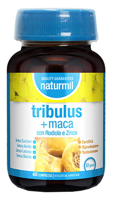 NATURMIL TRIBULUS+MACA 60 COMPRESSE - Farmacia Mortise