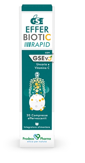 GSE EFFERBIOTIC RAPID 20 COMPRESSE - Farmacia Mortise