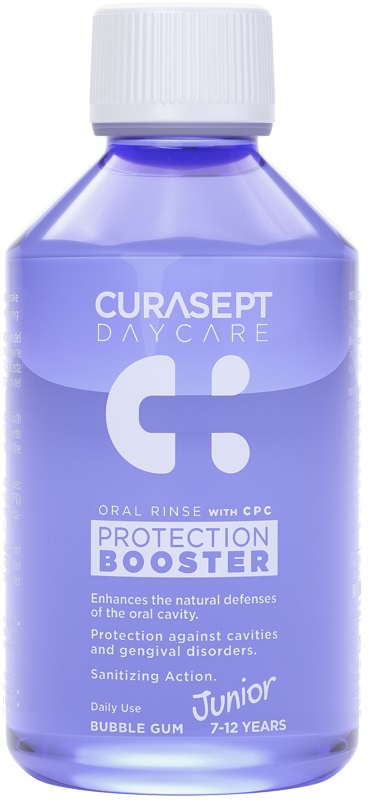 CURASEPT DAYCARE COLLUTORIO PROTECTION BOOSTER JUNIOR 250 ML - Farmacia Mortise