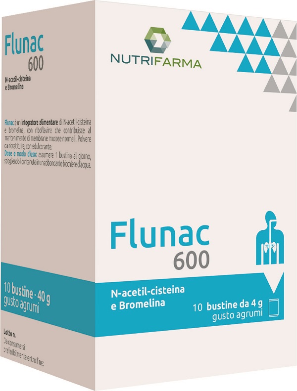 FLUNAC 600 10 BUSTINE - Farmacia Mortise