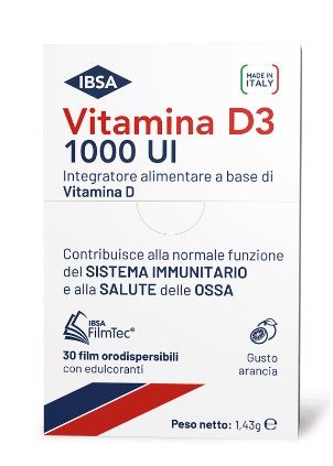 VITAMINA D3 IBSA 1000UI 30 FILM ORODISPERSIBILI - Farmacia Mortise