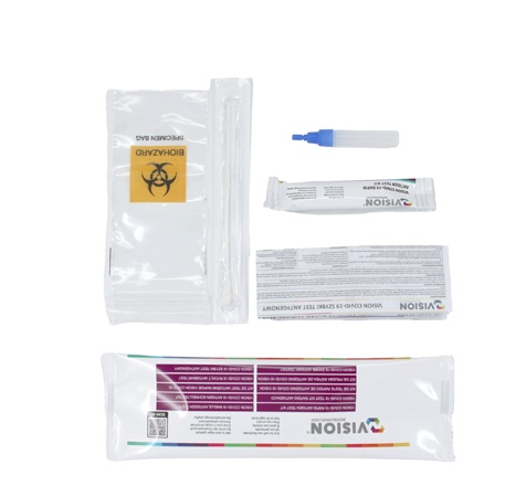 TEST ANTIGENICO RAPIDO COVID-19 VISION AUTODIAGNOSTICO DETERMINAZIONE QUALITATIVA ANTIGENI SARS-COV-2 IN TAMPONI NASALI MEDIANTE IMMUNOCROMATOGRAFIA 1 PEZZO - Farmacia Mortise