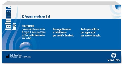 SOLUZIONE IPERTONICA 3% IALUMAR 20 FLACONCINI DA 5 ML TAGLIO PREZZO - Farmacia Mortise