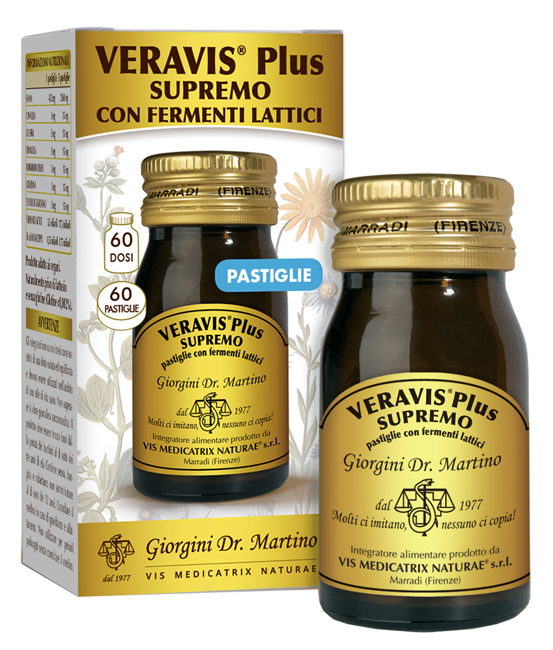 VERAVIS PLUS SUPREMO 60 PASTIGLIE FERMENTI LATTICI - Farmacia Mortise