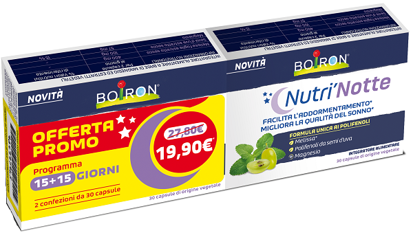NUTRINOTTE BIPACK PROMO 2 BLISTER DA 15 CAPSULE VEGETALI - Farmacia Mortise