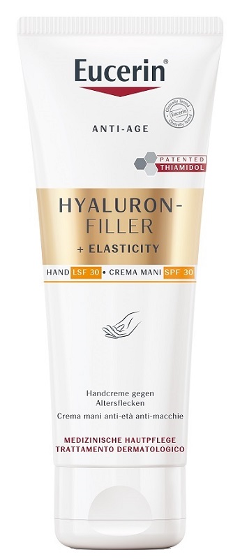EUCERIN HYALURON FILLER + ELASTICITY CREMA MANI ANTI MACCHIE 75 ML - Farmacia Mortise