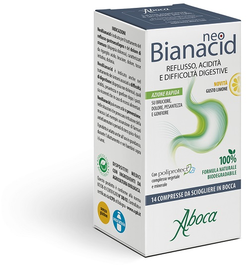 NEOBIANACID 14 COMPRESSE LIMONE - Farmacia Mortise