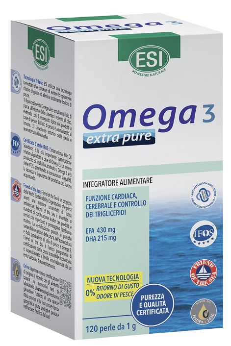 ESI OMEGA 3 EXTRA PURE 80 PERLE + 40 PERLE IN OMAGGIO - Farmacia Mortise