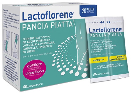 LACTOFLORENE PANCIA PIATTA 20 BUSTINE - Farmacia Mortise