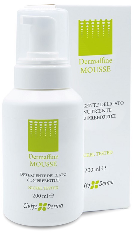 DERMAFFINE MOUSSE DETERGENTE DELICATO E NUTRIENTE CON PREBIOTICI 200 ML - Farmacia Mortise