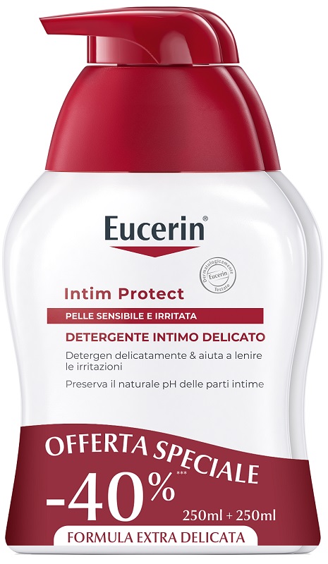 EUCERIN BIPACCO PH5 DETERGENTE INTIMO 250 ML + 250 ML - Farmacia Mortise
