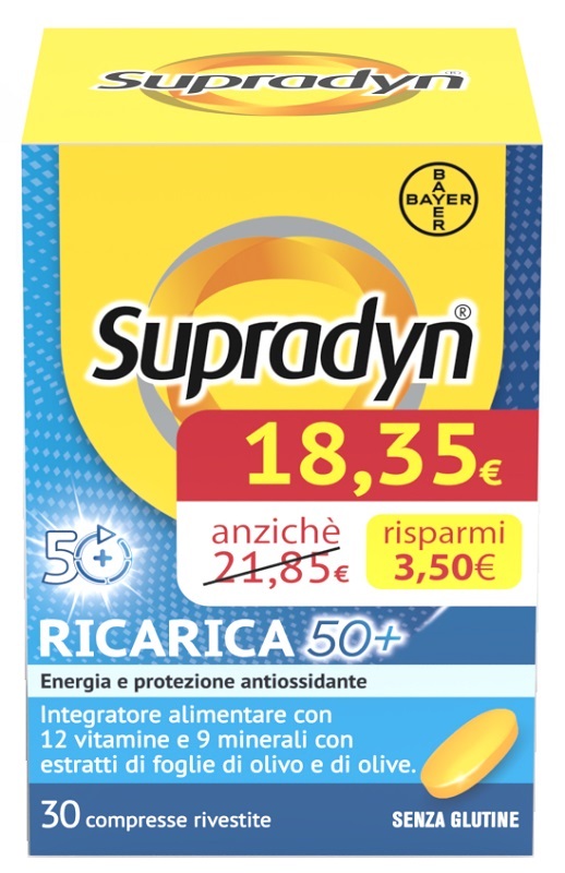 SUPRADYN RICARICA 50+ 30 COMPRESSE RIVESTITE PROMO - Farmacia Mortise