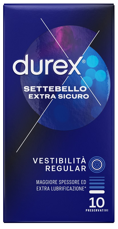 PROFILATTICO DUREX SETTEBELLO EXTRA SICURO 10 PEZZI - Farmacia Mortise