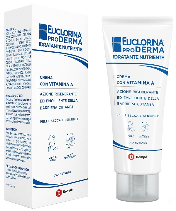 EUCLORINA PRODERMA IDRATANTE NUTRIENTE 75 ML - Farmacia Mortise
