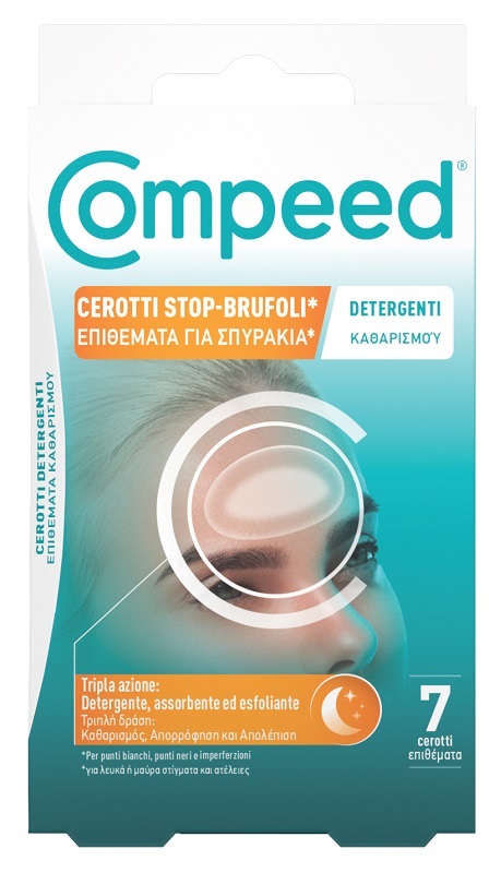 COMPEED CEROTTI STOP BRUFOLI DETERGENTI 7 PEZZI - Farmacia Mortise