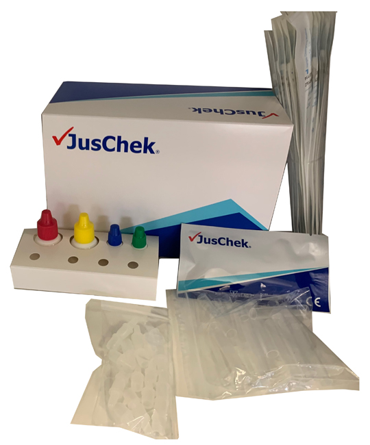 TEST RAPIDO STREPTOCOCCO A JUSCHEK TAMPONE FARINGEO 20 PEZZI USO PROFESSIONALE - Farmacia Mortise