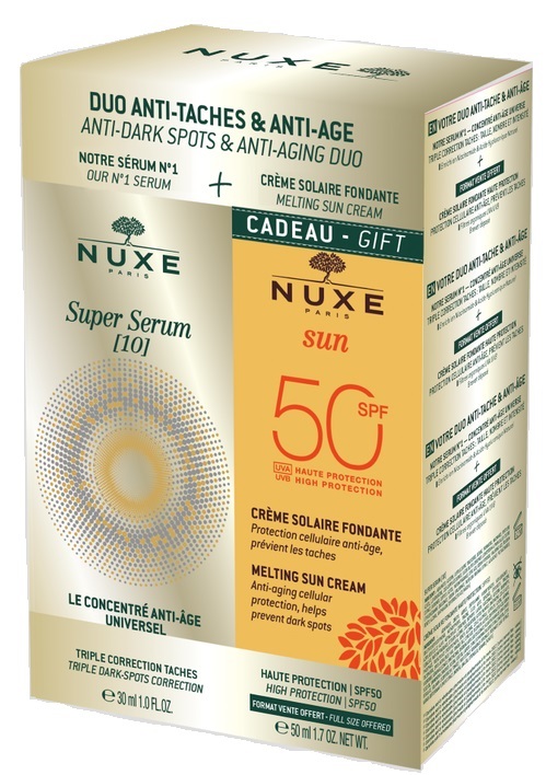 NUXE KIT SUPER SERUM 30 ML + SUN CREMA VISO SPF 50 50 ML - Farmacia Mortise