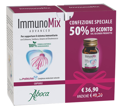 IMMUNOMIX ADVANCED 50 CAPSULE RM CONFEZIONE SPECIALE 2 PEZZI - Farmacia Mortise