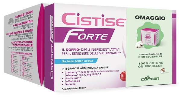 CISTISET FORTE 8 STICK + LADY PRESTERIL PROTEGGISLIP 100% COTONE IN OMAGGIO - Farmacia Mortise