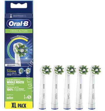ORALB POWER REFILL EB50 CROSSACTION 5 PEZZI - Farmacia Mortise
