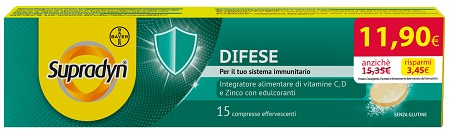 SUPRADYN DIFESE 15 COMPRESSE PROMO - Farmacia Mortise