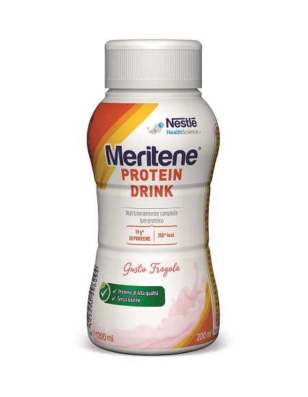 MERITENE PROTEIN DRINK FRAGOLA 200 ML - Farmacia Mortise