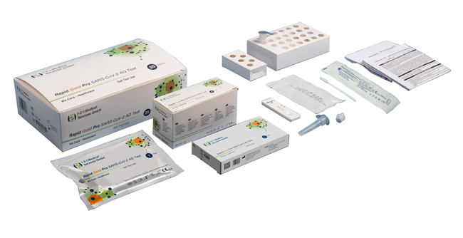 TEST ANTIGENICO RAPIDO COVID-19 RAPID GOLD PRO AUTODIAGNOSTICO DETERMINAZIONE QUALITATIVA ANTIGENI SARS-COV-2 IN CAMPIONI NASALI MEDIANTE IMMUNOCROMATOGRAFIA 1 PEZZO - Farmacia Mortise