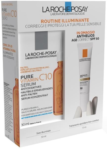 KIT VITAMIN C10 SIERO 30 ML+AGE 15 ML - Farmacia Mortise